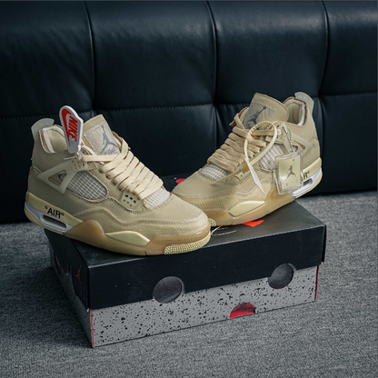 Off-white X Air Jordan 4 Sail