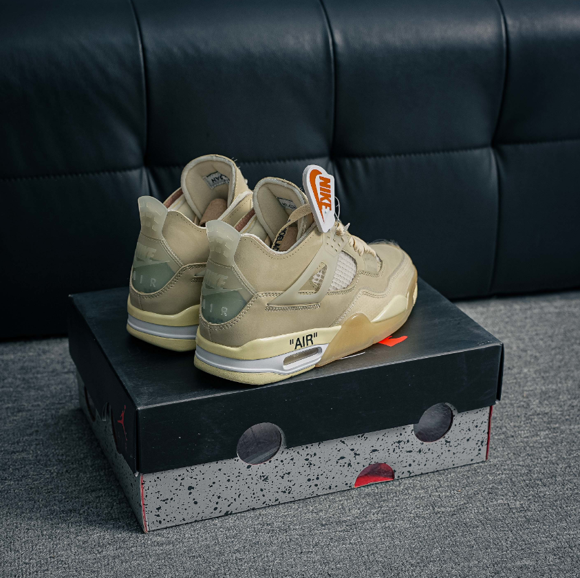Off-white X Air Jordan 4 Sail